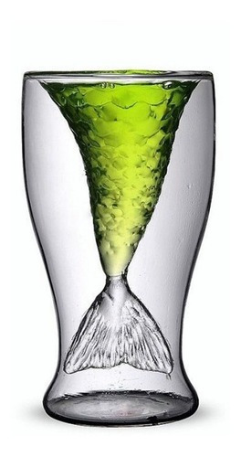 Jarra De Cerveza De Cristal Creativa, Bar, Fiesta. Color Copa de sirena