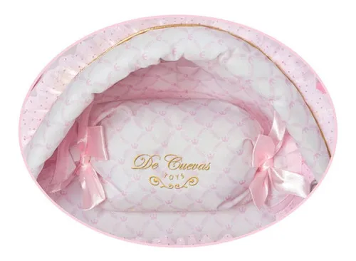Coche Plegable Maria De Cuevas + Accesorios P/ Muñecas Niños Color Rosa