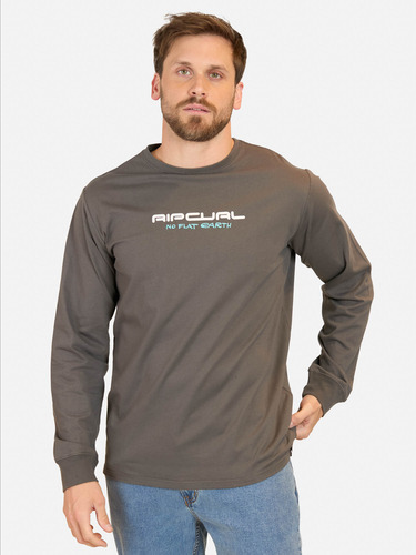 Polera Ml Culture Gris Hombre Rip Curl