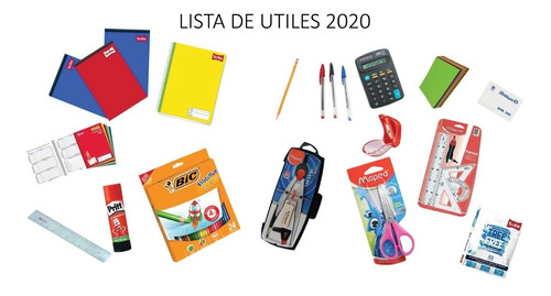 Lista De Utiles Escolares 2020 Consta De 28 Articulos