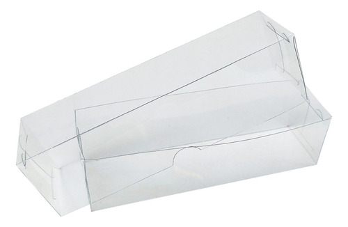 25 Cajas Acetato Transparente 5x5x18 Cms Mod 1804 Transparen