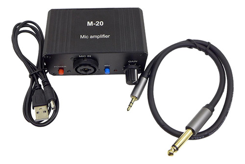 Micrófono Preamplificador Mic Gain Booster Micrófono