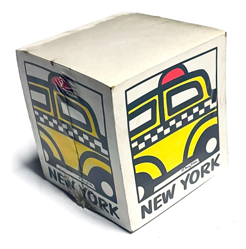 Cubo Block Taco Anotadora Cuadrado 8x8cm Mery Ellis New York