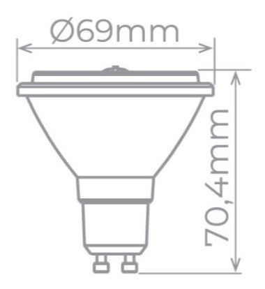 Imagem 3 de 6 de 15x Lâmpada Ar70 Stella Led 24° 4,8w Sth6434/27 Quente 2700k