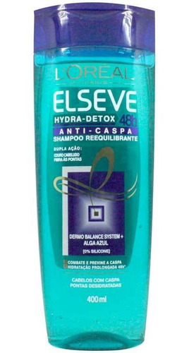 Kit 2 Shampoo Elseve Hydra Detox Casp 400ml