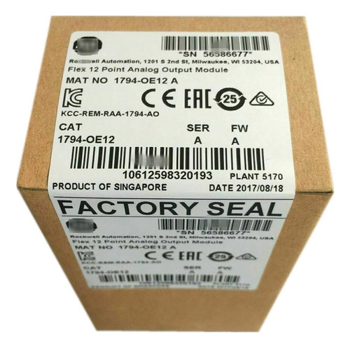 1794-oe12 Clp Allen-bradley Flex I/o Analógico Output Module
