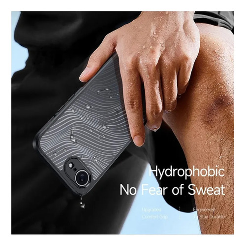 Funda Resistente A Los Arañazos Para iPhone 14 15 16e, Negra