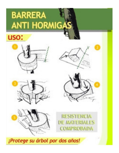 Imagen 6 de 10 de Barreras Anti Hormigas, Barreras Por 1m