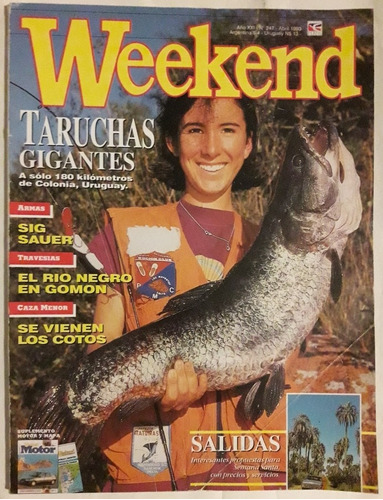 Revista Weekend N° 247 Abril 1993 Truchas Gigantes 