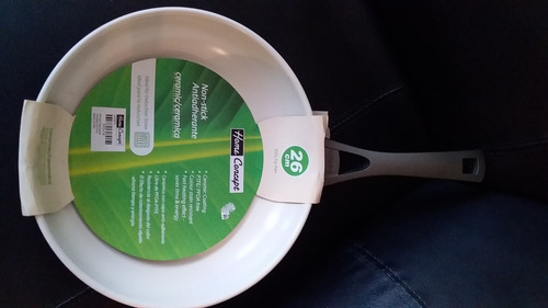 Imagen 6 de 9 de Sarten Cerámica Blanco Marca Exdura 26cm Cocina/topes