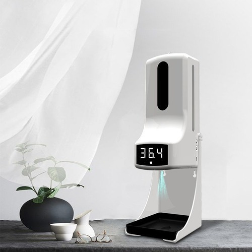 Dispensador Automático De Alcohol En Gel Con Medidor De Temp