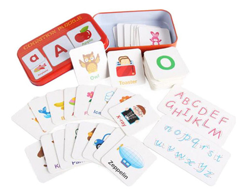 Tarjetas Didácticas De Aprendizaje Para Niños Abecedario