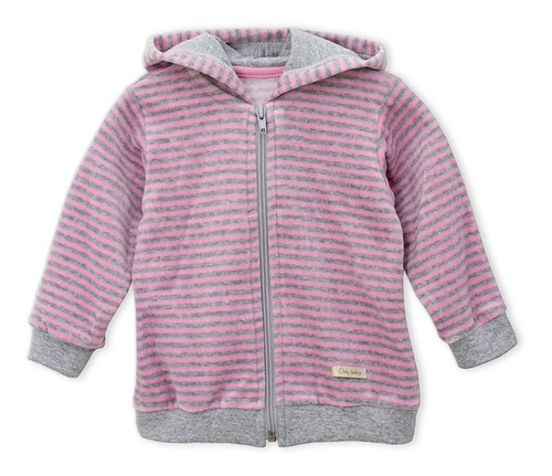 Imagen 1 de 2 de Campera Plush Rayada Bebe Nene. Excelente Calidad