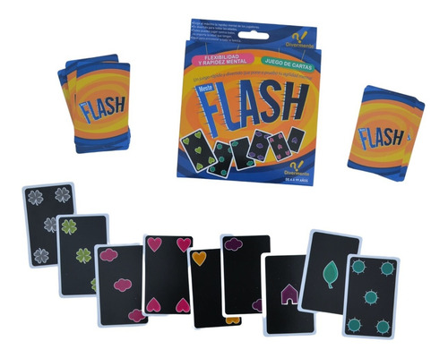 Juego De Cartas Educativas Rapidez Mental Mente Flash Niños