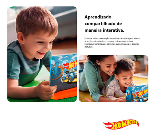 Tablet Infantil Hot Wheels 64gb Criança Wi Fi Netflix Youtu