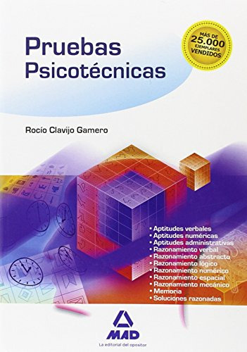 Libro Pruebas Psicotécnicas De Clavijo Gamero, Editorial Mad