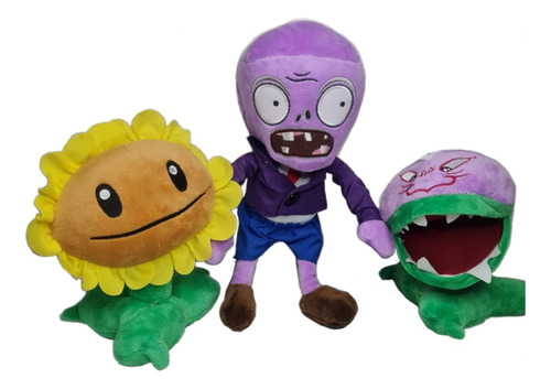 Plantas Vs Zombis Pack De 3. Envió Gratis