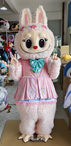 Disfraz Botarga Labubu Premium Edición Especial Peluche Multicolor Unitalla
