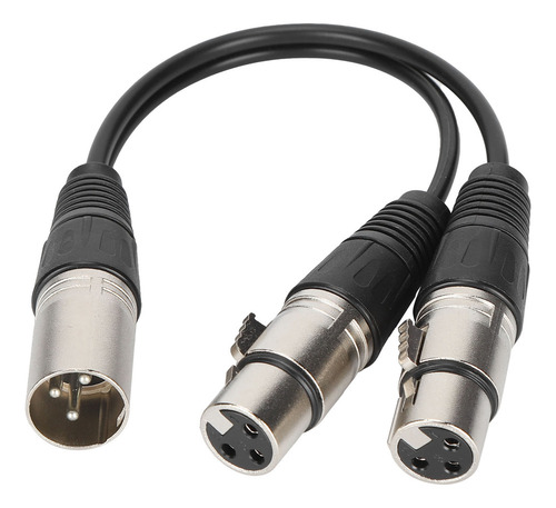 Adaptador De Audio Xlr A Micrófono De Cable Hembra Doble Xlr
