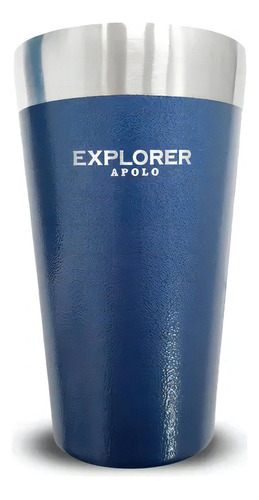 Vaso Térmico Explorer Acero Inoxidable Frio Calor 473 Ml Azul