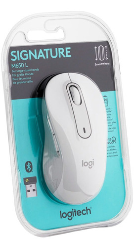 Mouse Inalámbrico Bluetooth Logitech Signatur M650 L Derecho