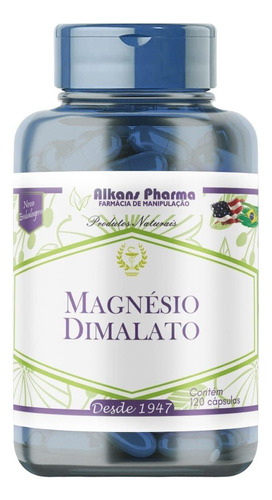 Magnésio Dimalato 550 Mg 60 Cápsulas