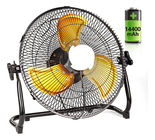 Ventilador Portátil Recargable Con Batería De 14400 Mah Uso