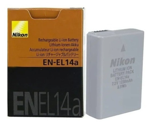 Nikon En-EL 14a en caja D5100 D5200 D3100 D3200 D5500