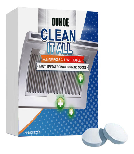 Tabletas Efervescentes Limpiadoras De Aceite De Cocina 3d Pa