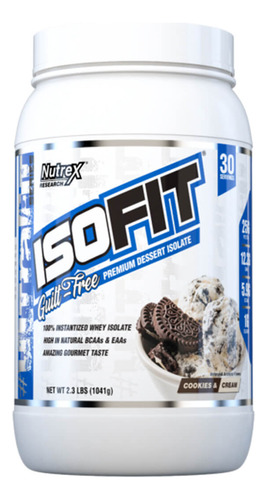 Isofit - Nutrex, Isolate Protein 2,3 Lb Sabor Cookies