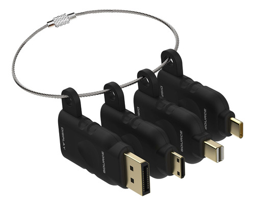 Kit Anillo Adaptador Universal Hdmi Abrazadera Seguridad Usb