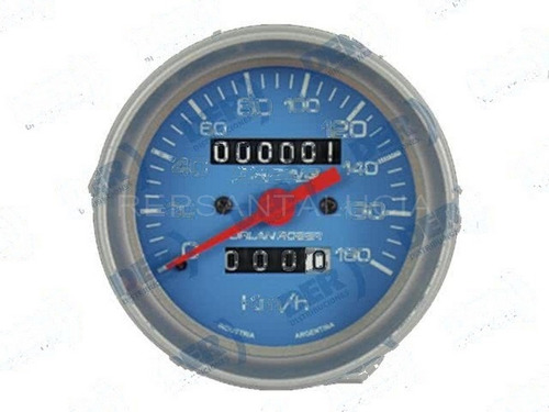 Reloj Velocimetro F. Celeste R/europea 180km/h D80mm