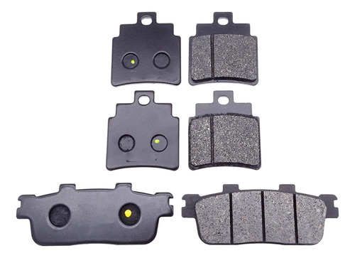 3 Pares De Pastillas De Freno Para Sym Rv 250 2007-2014