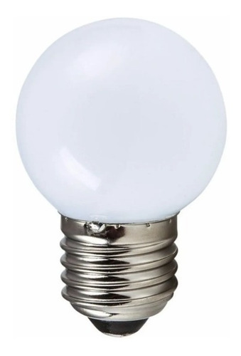 20 Lámparas Led Gota Opal E27 1w Luz Cálida Para Guirnaldas