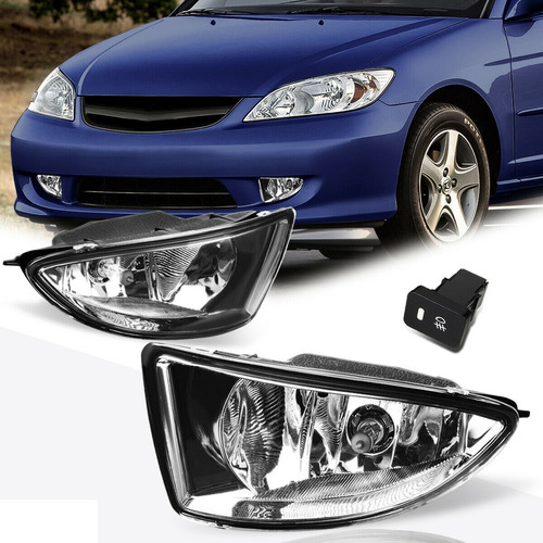 Honda Civic Coupe Sedan 2004 - 2005 Par Faro Antiniebla Clar