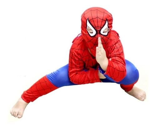 Imagen 7 de 8 de Disfraz Del Hombre Araña Spiderman Para Niños.