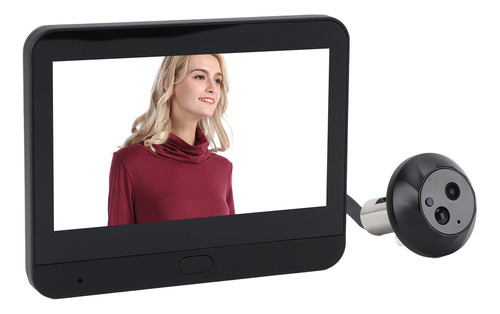 Cámara Digital Doorbell Miephole Viewer, Color De 4,3 Pulgad