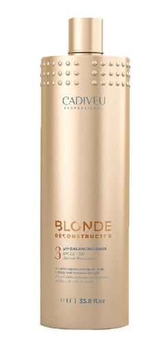 Cadiveu Pro Blonde Reconstructor Ph Balancing Máscara 1000ml