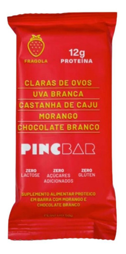 Barra De Proteína Sem Açúcar 50g - Uva, Chocolate, Morango