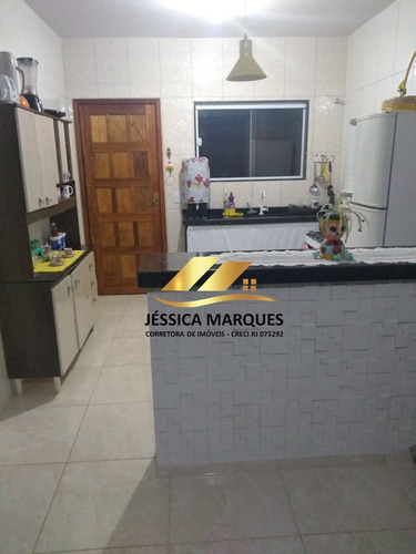 Imagem 7 de 9 de Casa De 2 Quartos, Área Gourmet E Piscina Em Unamar - 077.2