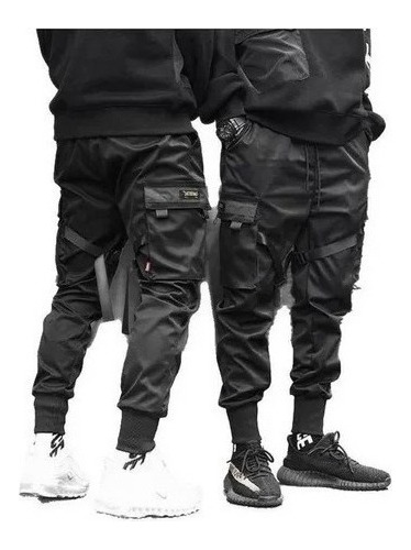 Pantalones Cargo Casuales Harem Joggers Hip Hop Para Hombre