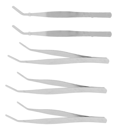 Pinzas Curvas De Acero Inoxidable, 10 Unidades, Herramientas