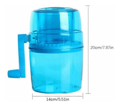 Imagen 7 de 9 de Maquina Trituradora Hielo Manual Raspados Bebidas Portatil