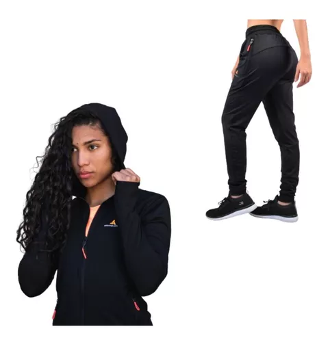 Conjunto Mujer! Campera + Buzo + Pantalon - Todo Lycra