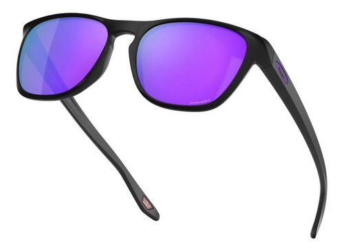 Gafas de sol Oakley Manorburn en negro mate con Prizm Violet, color negro