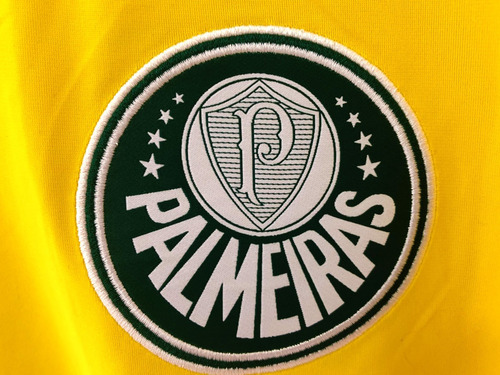 Camisa Palmeiras Brasileiro 2013 Charles Amarela Jogo Único