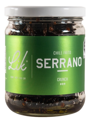 Chicharrón De Serrano Sin Aceite Chile Lik 130gr