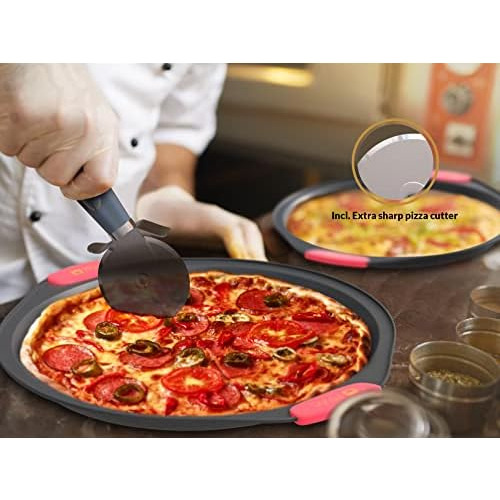Bandeja Pizza Bella Cooks Horno (juego De 2 Bandejas Pi...
