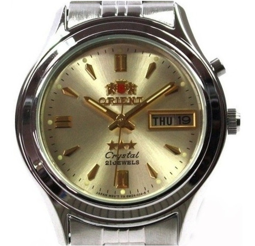 Relógio Orient Masculino Automático Aço Médio Femo301wc9
