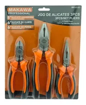 Comprar Set Kit Juego De Alicates 3 Piezas Makawa